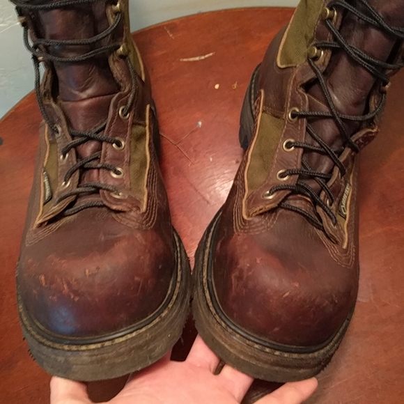 halls slip on lineman boots